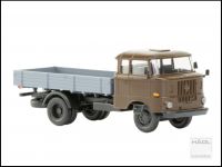 Hädl 121045-16 - TT - IFA W50L, Speditionskabine mit Holzpritsche - Mahagonibraun